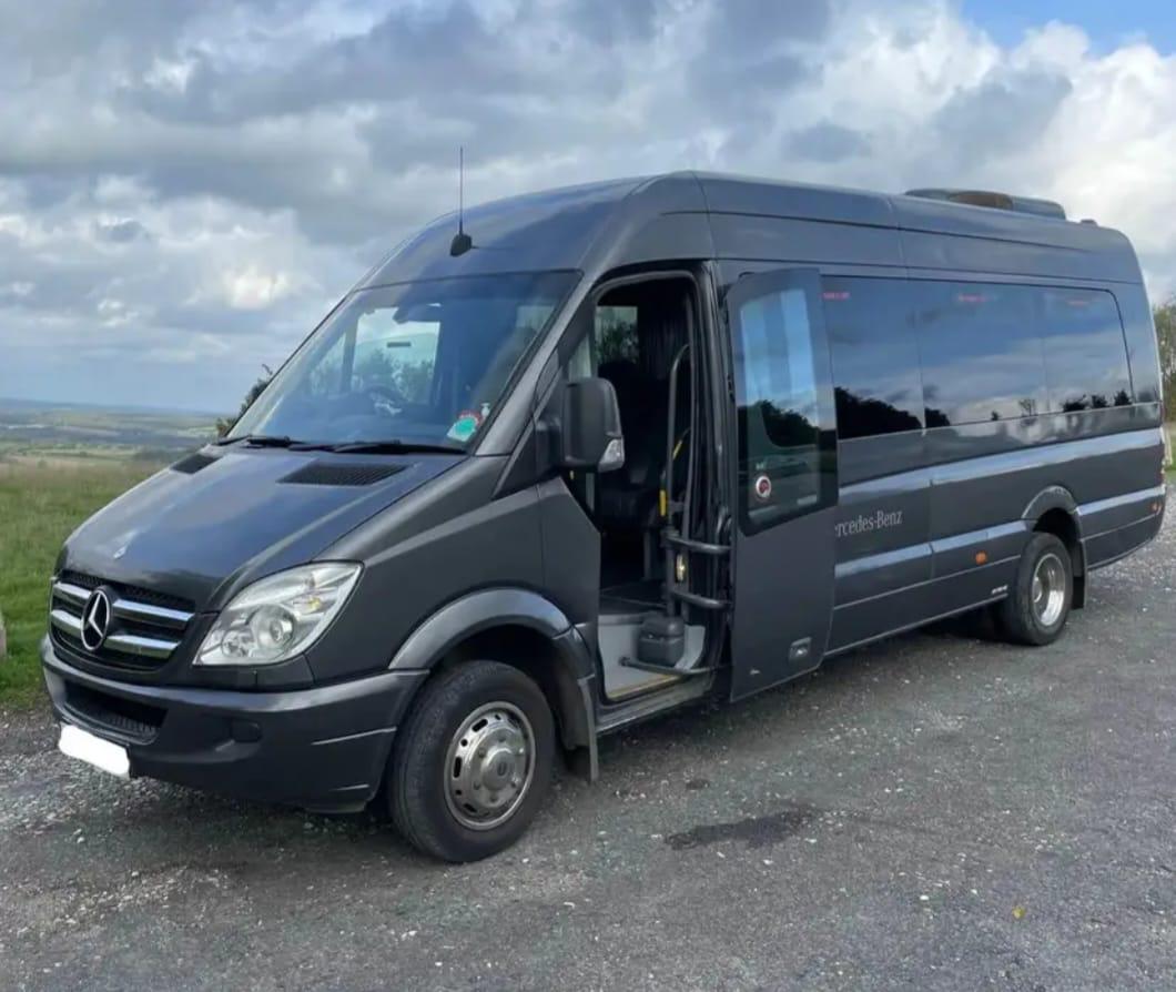 Minibus side view